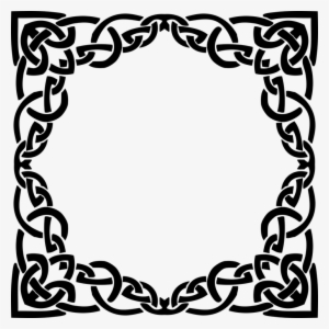 Frame, Celtic Knot, Decorative, Ornamental, Overlapping - Celtic Knot Frame Vector #593853