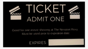 Roxy Anytime Ticket - Sign #594255