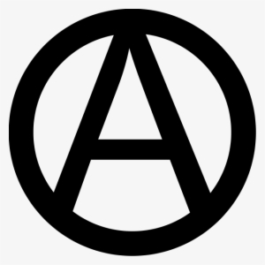 600px Anarchy Symbol - Pause Button Icon Png #594280