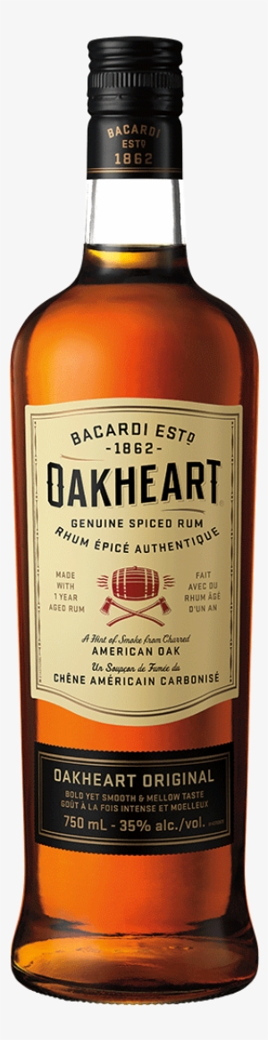 Bacardi Oakheart Spiced Rum - Bacardi Oakheart Spiced Rum Spirit Drink Rum Spirit #594471