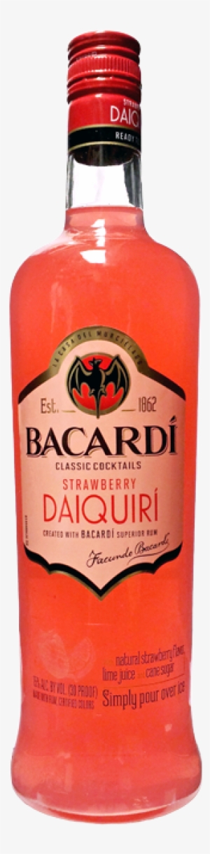 Bacardi Daiquiri Bacardi Mojito Bacardi Pina Colada - Bacardi Classic Cocktails Light Strawberry Daiquiri #594491
