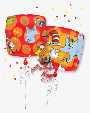 Dr Seuss Cat In The Hat - 18" Dr. Seuss Balloon - Mylar Balloons Foil #594773