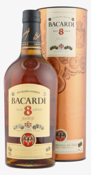 Bacardi 8 Years 750ml - Bacardi 8 Anos #594898
