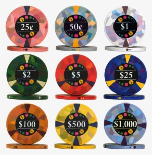 Mosaic Poker Chips - Fiches Holland Casino Kleuren - Free Transparent ...