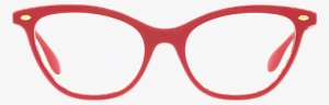Transparent Glasses Red - Ray Ban Red Cat Eye Glasses #595192