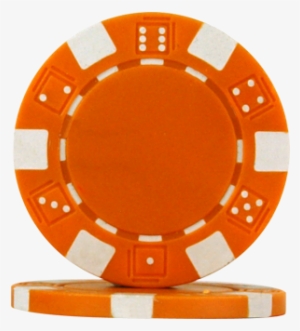 Poker Chips Dice Orange - Red Poker Chip #595307