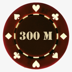 300 Million Poker Chips - Poker Chips Blue With Suits #595419