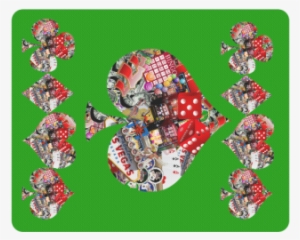 Spade Playing Card Shape - Gamblers Delight - Las Vegas Icons Framed Art Print #595758