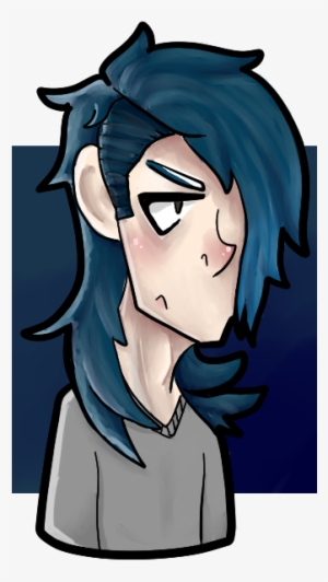 Blue Drawing Emo Clipart Royalty Free - Drawing #596620