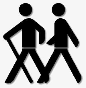 Hiking - Spazieren Piktogramm #596640