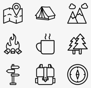 Hiking - Optometry Icons #596894
