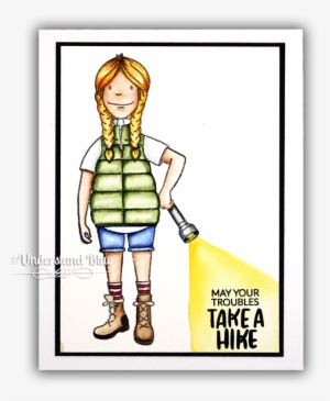 Woodsy Lady Card By Understand Blue - Illustration #597003