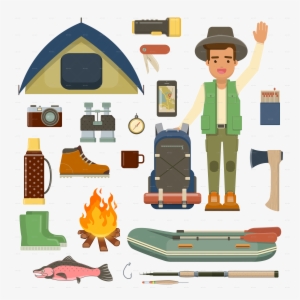 Survival Clipart Hiker - Backpack #597030
