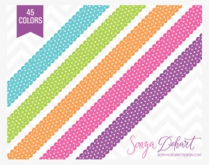 Dotted Ribbon Png #597793