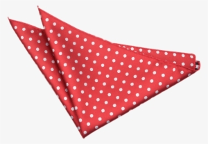 Download - Dqt Dark Red Polka Dot Handkerchief / Pocket Square #597943