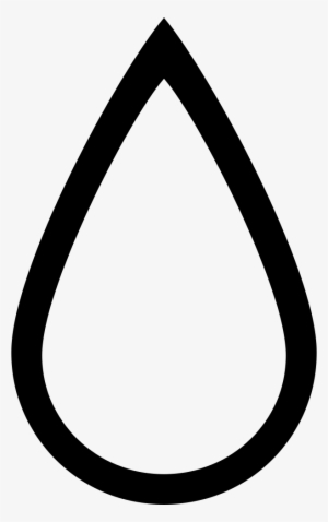 Image Transparent Download Raindrop Svg Png Icon Free - Drop Outline #597991