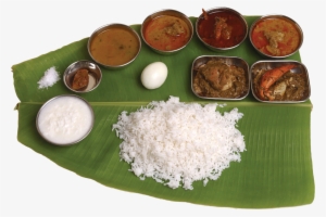 South Indian Thali White Rice Png Stock Photos - South Indian Non Veg Meals #598477