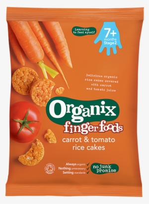 Carrot & Tomato Rice Cakes Packshot - Ellas Kitchen Rice Cakes #598516