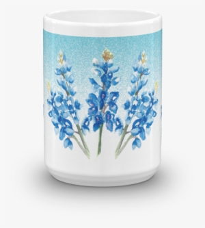 Watercolor Bluebonnets Mug - Watercolor Bluebonnets Tote Bag #598813