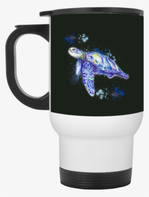 Watercolor Sea Turtle Mugs - Us Mexican Flag (necklaces & Mugs) #598856