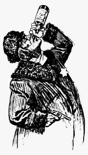 This Free Icons Png Design Of Man With Gun Drinks #598930