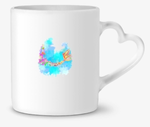 Mug Coeur Watercolor Mermaid Par Pinkglitter - Mug #598952