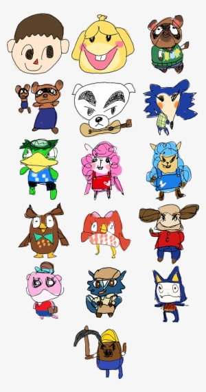 All Of Wario's Drawings Of The Animal Crossing - Cartoon #599075