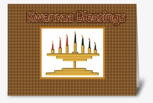 Kwanzaa Kinara Greeting Card - Kwanzaa #599243
