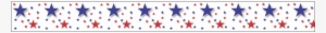 Red, White And Blue With Large And Small Stars - Graphic Design #599402
