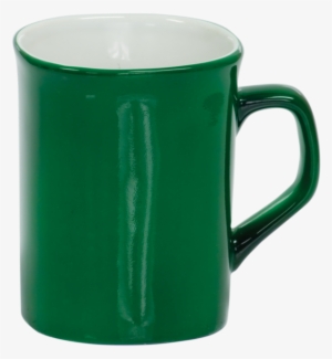 Mug - 10oz Green Ceramic Round Corner Mug #599501