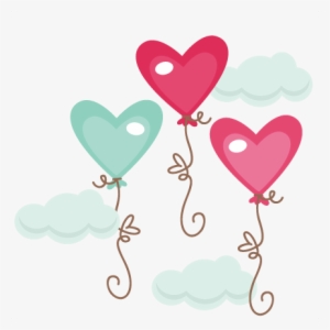 Heart Balloons Svg Cutting Files Heart Balloons Svg - Scalable Vector Graphics #599767