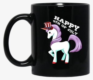 Happy 4th Of July Unicorn Red White Blue Stars Mug - July American Independence Day T Shirt #599824