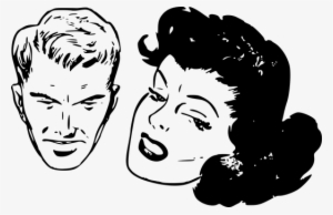 Cartoon Hards Man Retro People Vintage Wom - Black And White Cartoon Png #599966 Cartoon Hards Man Retro People Vintage Wom - Black And White Cartoon Png #599966