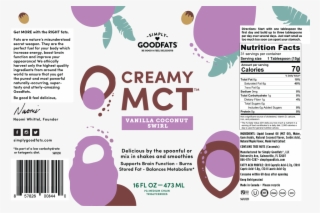 Creamy Mct Vanilla Coconut Swirl Buy 2 Get 1 Free - Addictive Wellness Raw Cacao Powder #5900831