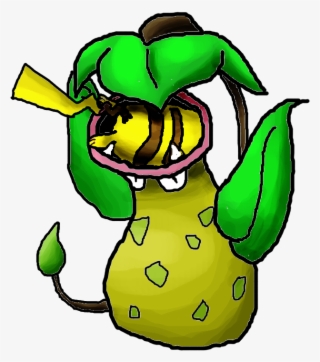 Victerybell Eating Pikachu - Illustration #5900975