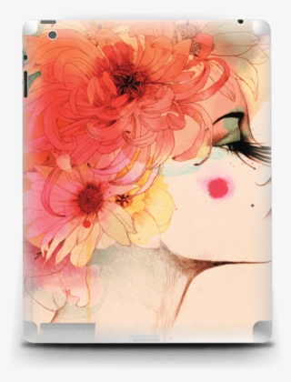 Girl In Profile Skin Ipad 4/3/2 - Libro Mirabilia #5901026