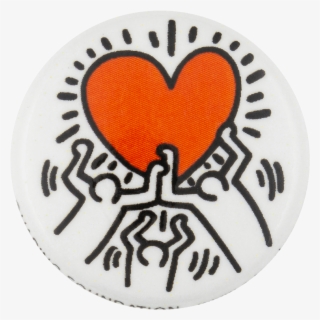 Keith Haring Dancing Heart - Keith Haring Pop Socket #5901133