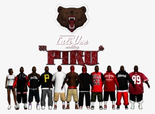 [shw] 'bloods' Street Gang - Gta Sa Bloods Skins #5902627