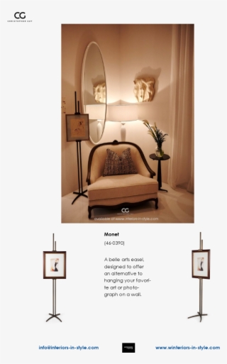 46-0390 Monet A Belle Arts Easel, Designed To Offer #5902999