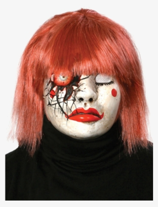 Creepy Doll Mas - Red Hair #5903045