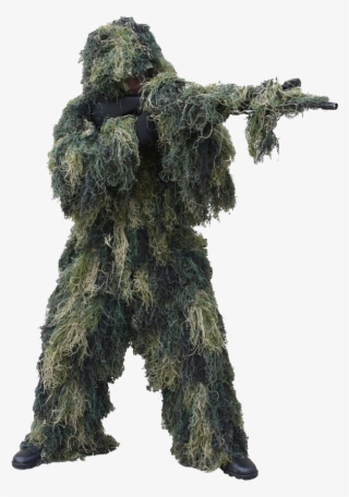 Ghillie Suit Woodland - Ghillie Suit Sniper Png #5903482