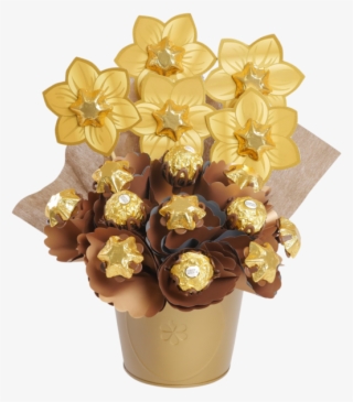 Golden Chocolate Bouquet Small - Gift #5903706