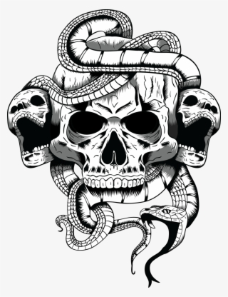 Vector Doodle Skull Vector Black And White Download - Grand Theft Auto V Drawings #5906189
