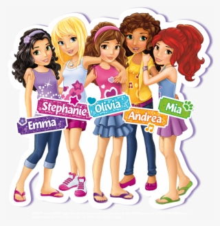 Pin By Crafty Annabelle On Lego Friends Printables - Lego Friends Logo Png #5909276