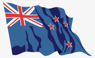New Zealand Flag Waving Icon - Australia Day And Republic Day #5909422