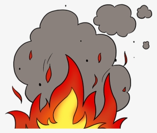 How To Draw Flames And Smoke - Step By Step How To Draw A Fire #5909549
