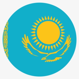 Kazakhstan Round Flag - Kazakhstan Flag #5909714