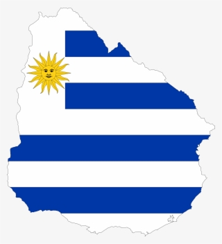 This Free Icons Png Design Of Uruguay Map Flag #5909879