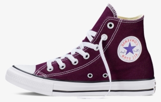 Canvas Upper In Black Cherry With White - Converse All Star #5910000