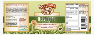 Barlean's - Olive Leaf Complex - 60 Softgels #5910209